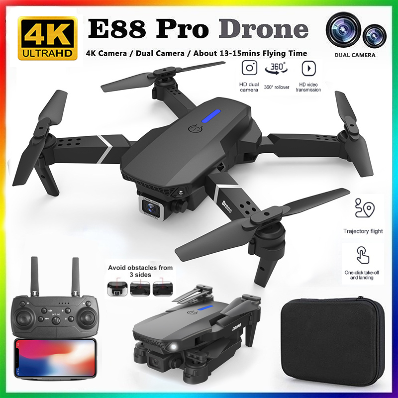 Drone Camera Lens - 2026 BARU E88 Drone Profesional HD