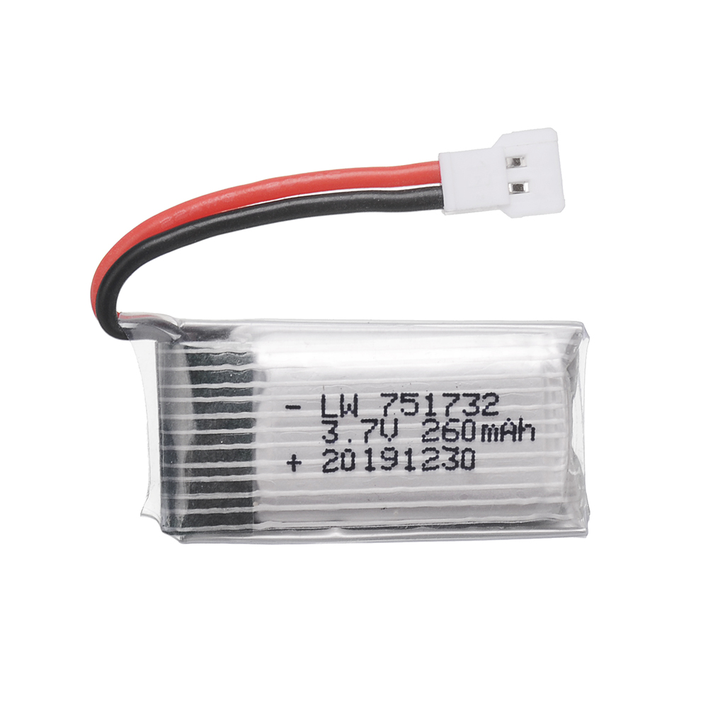 Baterai Lipo 3,7V 260mAh denga - Eachine Drone E010 ulasan dan harga